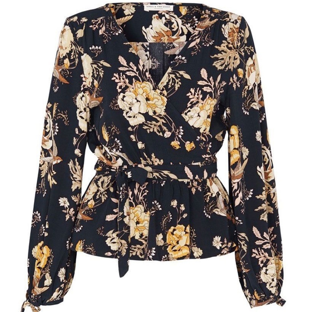 Spell Rosa Wrap Blouse - Picture 4 of 9